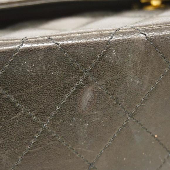 Chanel Shoulder Bag Matelasse Paris Limited W Flap Chain Lambskin Black Gold ... - Picture 8 of 15